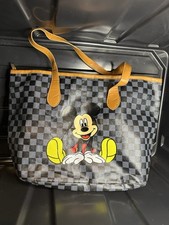 Bolsa tote quadriculada padrão Mickey Mouse sem marca comprar usado  Enviando para Brazil