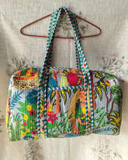 Bolsa de ombro acolchoada feita à mão com estampa Frida verde algodão boho hippie comprar usado  Enviando para Brazil