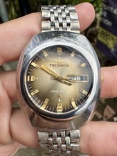 Vintage 1972 Technos Fire Bird mostrador olho de tigre automático fabricado na Suíça cal. 2830 homens, usado comprar usado  Enviando para Brazil