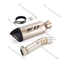 Sistema de escape tubo de ligação média + silenciador para Honda CBR500R CB500X CB500F 2013-2015, usado comprar usado  Enviando para Brazil