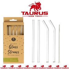 Glass drinking straws for sale  MANCHESTER