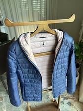 Giubbino piumino blu usato  Brescia