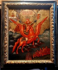 Antica icona russa usato  Padru