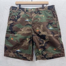Shorts Polo Ralph Lauren Camuflado Bordado "Aloha" Masculino 35 × 9 Havaiano, usado comprar usado  Enviando para Brazil