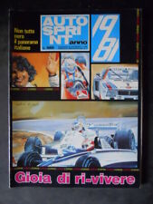 Autosprint annuario anno usato  Italia