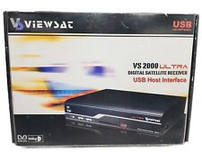 Receptor de satélite ultra digital Viewsat VS 2000 interfaz de host USB segunda mano  Embacar hacia Mexico