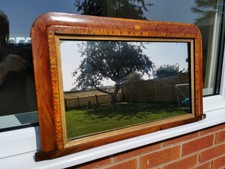 Antique walnut overmantel for sale  LOUGHBOROUGH