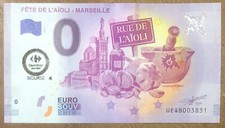 Usado, 2019 MARSEILLE FÊTE DE L'AÏOLI CARREFOUR BILLET 0 EURO SOUVENIR BANKNOTE MONEY comprar usado  Enviando para Brazil