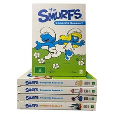The Smurfs Temporadas Completas 1 2 3 4 7 DVD Conjunto Região 4 Animação Família Crianças TV comprar usado  Enviando para Brazil