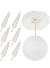 White parasols with d'occasion  Expédié en Belgium