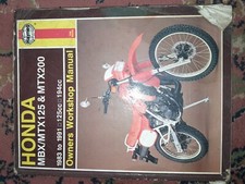 Honda mbx mtx125 for sale  BIRMINGHAM