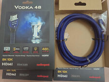 Cabo Audioquest VODKA 48 HDMI, Vídeo Ultra HD 8K, 48Gbps, 10% Prata, 1m-3m comprar usado  Enviando para Brazil