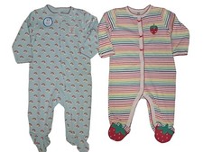 Conjunto de pijama Carter's Girl's 2 peças ternos corporais arco-íris e morango 9M comprar usado  Enviando para Brazil