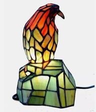 Tischlampe papagei tiffany gebraucht kaufen  Mainz