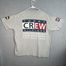 Camiseta de Colección Años 90 Tommy Hilfiger Lotus Fórmula 1 Crew Adulto XL Gris Para Hombre segunda mano  Embacar hacia Argentina