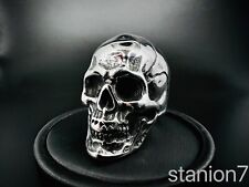 Totenkopf skull siegelring gebraucht kaufen  Traunreut
