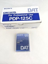 Fita de Áudio Digital Sony PDP-125C DAT, Caixa de 10 - Novo Estoque Antigo, Frete Grátis comprar usado  Enviando para Brazil