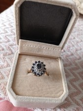 Diamonds sapphires ring for sale  LINCOLN