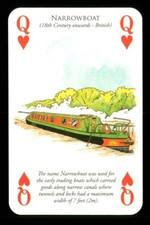 Playing card narrowboat for sale  EASTBOURNE