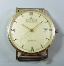 Goldene unisex armbanduhr gebraucht kaufen  Leipzig