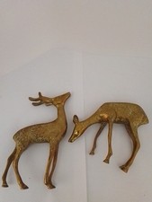 Brass pair deer for sale  THETFORD