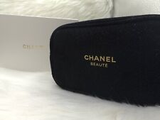 Usado, Bolsa de viagem Chanel preta glitter maquiagem cosmética bolsa clutch lantejoulas comprar usado  Enviando para Brazil