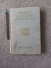 Pitman shorthand dictionary for sale  DUNSTABLE