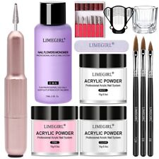 Conjunto de pó acrílico acrílico transparente kit de unhas com extensão de unhas monômero líquido comprar usado  Enviando para Brazil