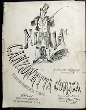 Nicola canzonetta comica usato  Napoli
