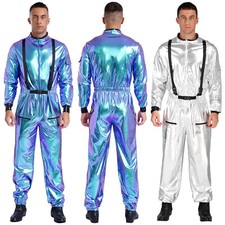 Macacão Cosplay Astronauta Adulto Espaço Fantasia Homem Espaço Fantasia Vestido Body comprar usado  Enviando para Brazil