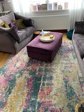Abstract multicoloured rug for sale  DURHAM