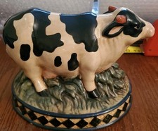 Vintage ceramic cow for sale  Waterloo