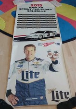 Usado, BANNER de vinil Brad Keselowski NASCAR Sprint Cup Series Miller Lite programação de cerveja comprar usado Usado, BANNER de vinil Brad Keselowski NASCAR Sprint Cup Series Miller Lite programação de cerveja comprar usado  Enviando para Brazil