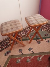 Wooden folding stool for sale  LONDON