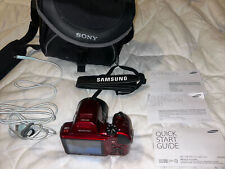 Câmera Digital Samsung WB1100F 16MP 35X Zoom - Vermelha *BOM/TESTADO* Capa Sony comprar usado  Enviando para Brazil