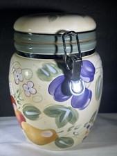 Ceramic biscotti jar for sale  Cocoa
