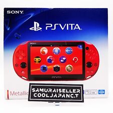 Console Sony PCH-2000 ZA26 Playstation PS Vita Wi-Fi vermelho metálico Japão NOVO comprar usado  Enviando para Brazil