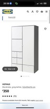 Ikea wardrobe for sale  WORCESTER