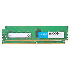Memória para servidor Crucial Kit 32GB (2x 16GB) 3200MHz DDR4 ECC RDIMM RAM 288 pinos CL22 comprar usado  Enviando para Brazil