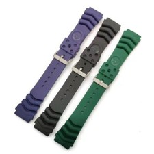 Pulseira de relógio de mergulho 20mm 22mm borracha preta ventilação Z20 Seiko SKX013 MONSTER , usado comprar usado  Enviando para Brazil
