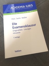 Examensklausur jura gebraucht kaufen  Wuppertal