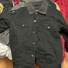 Black denim jacket for sale  Cypress