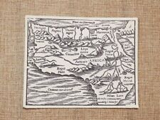 Carta geografica mappa usato  Villarosa
