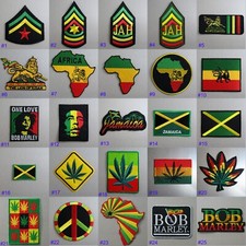 Usado, Rasta Parche bordado termoadhesivo ropa plancha por calor Jah Reggae Dub Jamaica comprar usado  Enviando para Brazil