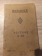 Livret utilisation renault d'occasion  Les Bordes