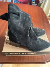 Clarks black suede for sale  WEMBLEY