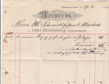 Altenbrak rechnung 1902 gebraucht kaufen  Leipzig