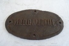 Placca veicolo nazionale usato  Santena