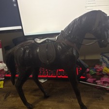 Leather wrapped horse for sale  Monroe