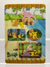 Tarjeta Pokémon Pikachu y otros #09 japonesa Bandai Sealdass graffiti elegante ¡NM-! segunda mano  Embacar hacia Mexico